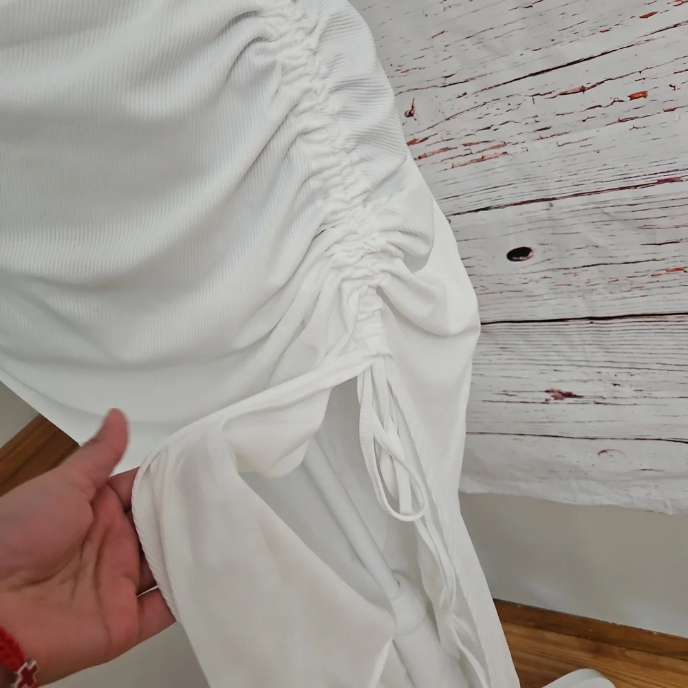 NWOT ChicMe XXL White Sleeveless Womens White Dress - Picture 12 of 16